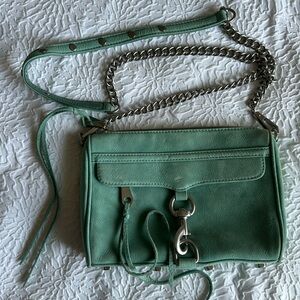 Rebecca Minkoff Teal Suede Crossbody